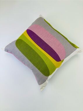 IKEA MALIN FIGUR Pillow Cover + Feather Insert Discontinued Mid-Century Modern